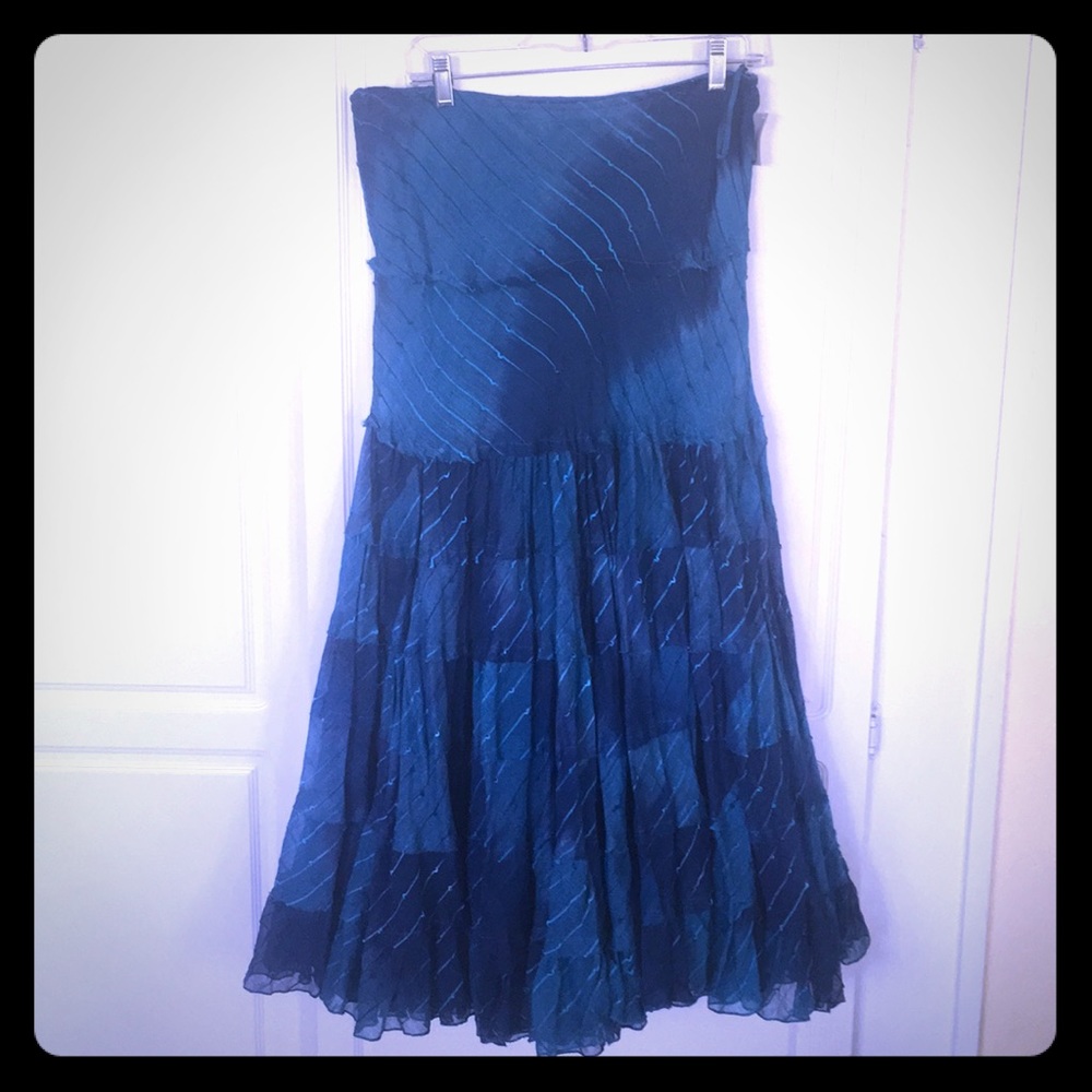 Blue Alberto Makali Midi Dress (new with tags)